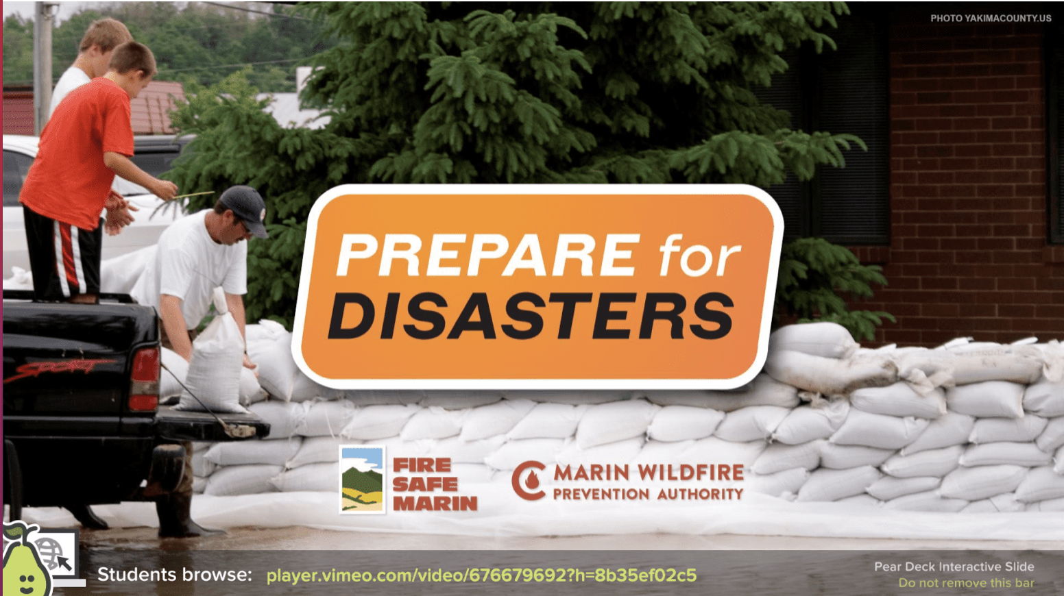 prepare for disasters