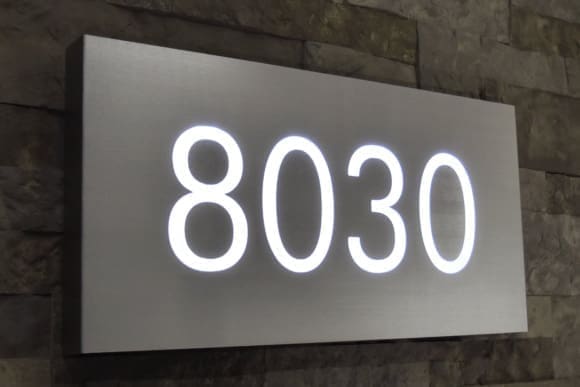 address number