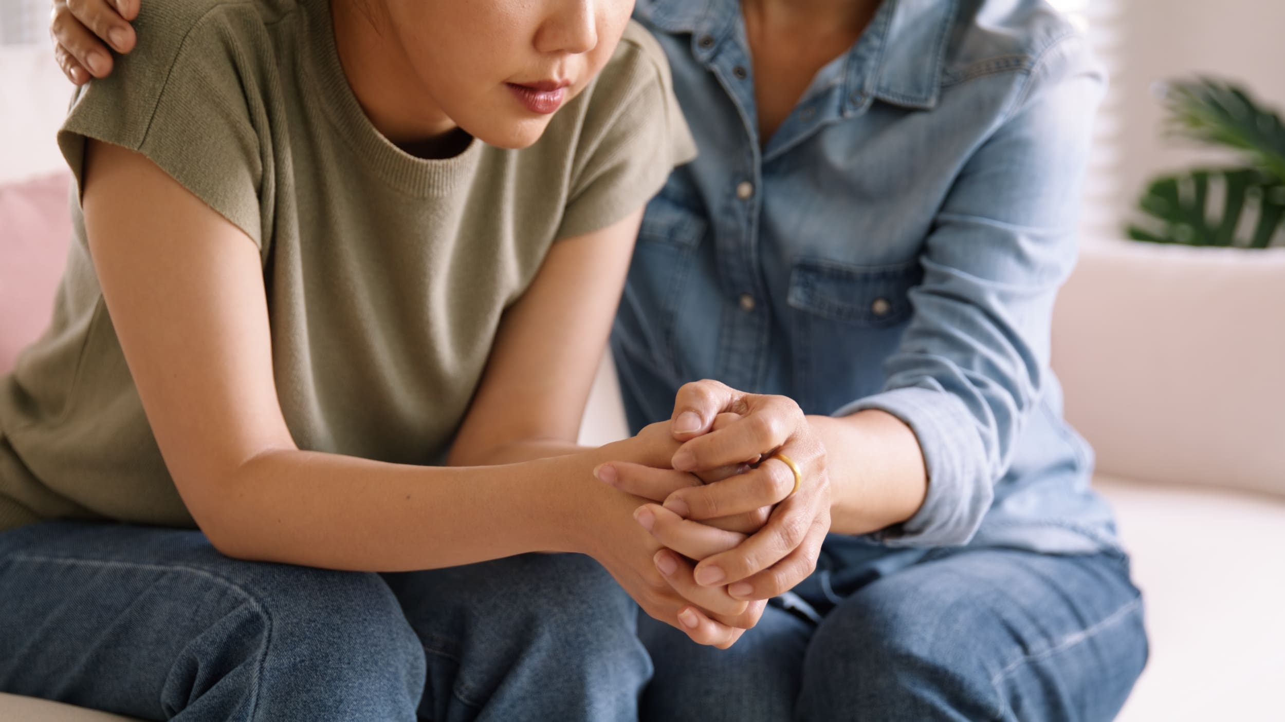 woman providing emotional support