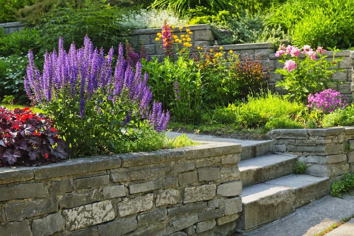 Flower landscaping